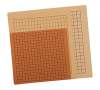 Milisten 3Pcs Go Chess Boards PU Leather Soft Go Chessboard for Educational Indoor Outdoor Play Lightweight Folding Design for Boys Improves Patience and Thinking Skills