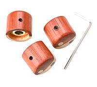 Milisten 3pcs Guitar Knob Replacement Volume Tone Control Knobs for Electric Guitars and Basses Durable Design with Copper Ring Easy to Install and Compatible with Instruments