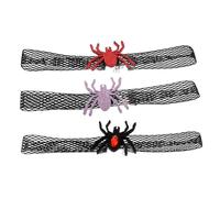 Milisten 3PCS Halloween Cat Collar Kit with Spider Charms Comfortable Breakaway Neckwear for Cats Festive Decoration for Halloween Costumes Stylish and Safe with Bell
