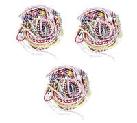 Milisten 3pcs Hamster Leash Small Animal Harness Soft Rope Bell for Guinea Pig Rabbit Ferret Chinchilla Pet Walking Random Color