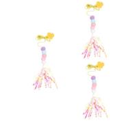 Milisten 3pcs Hanging Cat Toy Teasing Plaything Cup and Wear-resistant Fun Exercise for Cats Strengthens Bonding for Indoor Play