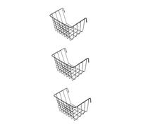 Milisten 3pcs Hay Feeder Hollow Cast Iron Basket for Guinea Pig Food Storage Space-saving Design Smooth for Safe Feeding for Use