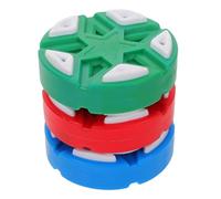Milisten 3pcs Inline Roller Hockey Pucks: Street Hockey Puck for Training and Practice Smooth Riding - Driveway Roller Ball - Outdoor Sports Accessories