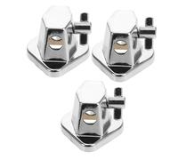 Milisten 3pcs Jazz Drum Floor Tom Leg Mount Bracket Metal Hardware Brackets for Drum Kit Accessories for Drumming Use