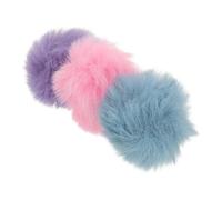 Milisten 3pcs Lavalier Microphone Windshield Furry Mic Cover for Wind Noise Reduction Portable Clip Windscreen for Outdoor Recording Interviews Compatibility Purple Light Pink