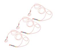 Milisten 3pcs Lizard Leash and Harness Night Glow Bearded Dragon Harness for Safe Outdoor Adventures Adjustable and Easy Control for Reptiles Enhances Nighttime Visibility