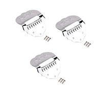 Milisten 3pcs Mandolin Tailpiece Parts Scalloped Metal Tailpiece for Mandolin Accessory String