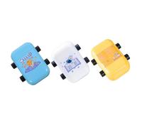 Milisten 3Pcs Math Roller Stamps for Automatic Ink Discharge Plastic Material Compact Design for Math Practice and Teaching Includes Addition Subtraction Multiplication Division Stamps