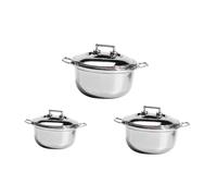 Milisten 3pcs Mini Food and Play Soup Pot Alloy Miniature Stockpot for Pretend Kitchen Realistic Mini House Cooking Utensil Decorative for Boys and Role Play