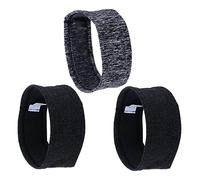Milisten 3pcs Multifunctional Sports Headbands for Fitness Non Slip Sweat Absorbent Hair Wraps Black Grey Easy to Clean and Reuse for Daily Sports and Leisure Activities