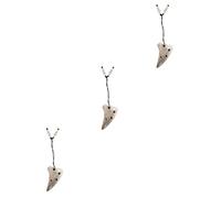 Milisten 3pcs Ocarina Flute Necklace Vintage Ocarina Dolomite Mini Flute for Beginners Necklace Pendant Musical Toy
