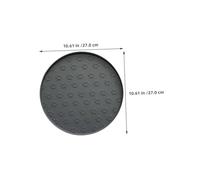 Milisten 3pcs Pet Feeding Mat with Non-slip Base and High Raised Edges Dog Cat Food Bowl Placemat Featuring Stylish Footprint Pattern Easy-clean Compact Pet Dining Mat for Messy Eaters and