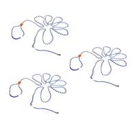 Milisten 3pcs Pet Rat and Hamster Adjustable Chest Strap Leash for Outdoor Walks Random Pet Supplies