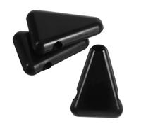 Milisten 3pcs Portable Silicone Tuning Fork Base Holder with Shock-absorbing Triangular Structure, Universal Compatibility and Modern Sleek Style for Secure Instrument Support