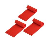 Milisten 3pcs Red Piano Keyboard Dust Covers Cotton Protective Cloth for Key Electronic Keyboards Soft Scratch Resistant Lightweight Stretchable Maintenance