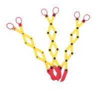 Milisten 3pcs Robot Hand Mechanical Arm Kit DIY Assembly Stem Educational Engineering Grabber for Science Classes Creative Robotics Model