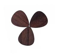 Milisten 3pcs Rosewood Guitar Pick Soft Tone Picks for Nylon String Instruments Guitar Ukulele Bass Accessories