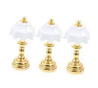 Milisten 3Pcs Scale Mini LED Lights Models for Bedroom and Living Room