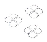 Milisten 3pcs Set Violin Strings 4/4 Size Core Nickel Wound Bright Sound Ideal for Violin
