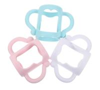 Milisten 3Pcs Silicone Bottle Handles for Narrow Mouth Feeding Bottles Comfortable and Ergonomic Design Safe Sturdy Material