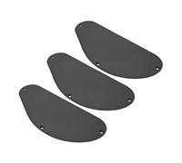 Milisten 3pcs Single Layer Plastic Bass Guitar Back Plate Replacement Black Cavity Cover for Enhanced Sound Quality Precise Fit for Bass Guitars with Elegant Modern Design