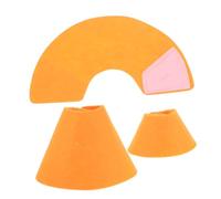 Milisten 3pcs Soft Guinea Pig Bathing Collar Postoperative Recovery Cone Bite Protection for Hamster Ferret Rabbit Scratch