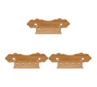 Milisten 3pcs Strong Bamboo Material Lute Bridge Tailpiece Tools for Improved Pipa Sound Quality