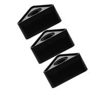 Milisten 3pcs Stylish Mic Flags Multi Functional Plastic Microphone Logo Flags for Interview Broadcasting Easy Installation Wide Compatibility for Various Microphone Models