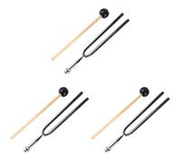 Milisten 3pcs Tuning Fork for Violin Cello a Musical Instrument Tuner Fixed Tone for Musicians Teachers