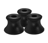 Milisten 3pcs Tuning Fork Meditation Holder Rubber Base for Yoga and Music Tuning Forks Universal Stability and Support for Meditation Tools