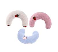 Milisten 3pcs U Shaped Cat Pillow Soft and Washable Calming for Indoor Kittens Small Dogs for Home Travel and Outdoor Relaxation Cute Cat Pillows for Enhanced Comfort