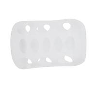 Milisten 3pcs White Silicone Feeding-Bottle Protector Cover with Anti-Fall and Heat Insulation Features for Wide Neck Milk Bottles, Baby Feeding Accessories