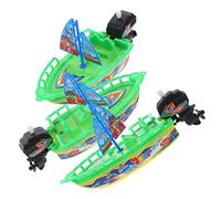 Milisten 3Pcs Wind Up Sailboat Bath Floating Pool for Engaging Bathtime Fun Enhances Hand Eye Coordination Grasping Skills