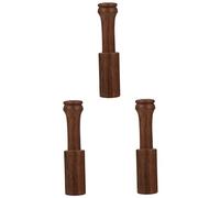 Milisten 3pcs Wooden Singing Bowl Mallet for Therapy Accessories Use as Sound Bowl Grinding Stick in Yoga Practice for Mountain Region