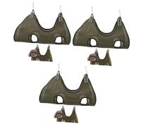 Milisten 3sets Hanging Cat Bed and Puppy Hammock for Pet Grooming Breathable Macrame Design Easy to Clean Strong Support for Cats and Dogs