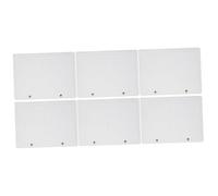 Milisten 3sets Magnetic Card Holders Compartment Display Cases for Trading Cards Protective Sleeves 2pcs*3
