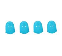 Milisten 4 Pcs Guitar Fingertip Protectors S Size Silicone Finger Caps for Ukulele Electric Guitar Mandolin Sky Blue Comfortable Fit