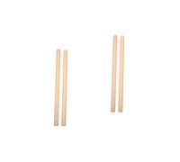 Milisten 4 pcs Ribbed Sing Rhythm Hardwood Preschool Thread Music Wiki Wooden for Early Practical Instrument Percussion Sticks Toddlers Wood Soundtrack Creative Instruments Classical