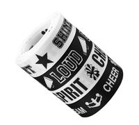 Milisten 4 Rolls Craft Ribbon Spirit Ribbon for Cheerleaders Polyester Material 5 Yards Length Eyecatching Design Resists Fading for Sporting Events