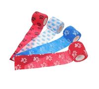 Milisten 4 Rolls Vet Wrap: Pet - Non-woven Dog Paw - Breathable Vet Wrap For Dogs - Only Sticks To Itself - Supply