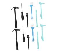 Milisten 4 sets Archaeology Digging Tool Kit with Hammer and Brush Educational Dinosaur Excavation for Fine Motor Skill Development for Boys and Ages