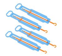 Milisten 4 Sets DIY Plastic Spring Scale Science Experiment Kit for Educational Balance Dynamometer for Force Measurement Hands Learning Tool for Classroom and Early Stem Education