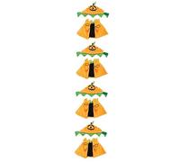 Milisten 4 Sets Pet Cosplay Costume Dog Birthday Decorations Dog Beanie Hat Outfit for Halloween