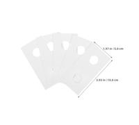Milisten 400Pcs Portable Paper Coin Holders Set with Multiple Sizes (17.5Mm to 40Mm) Window Coin Protectors for Collectors Storage and Collection Accessories
