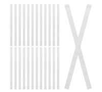Milisten 40pcs Binding Tape Mesh Book Binding Tape 12mm White Plastic Mesh Backing for Contracts and Albums, Office Use