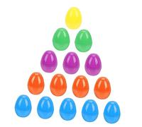 Milisten 40pcs Bright Plastic Easter Eggs Refillable Creative Easter Egg for Festive Home Decoration and Party Supplies and Celebrations