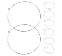 Milisten 40pcs Guitar Strings Acoustic Guitar Steel Replacement Strings for Daily Practice Live Performances Metal