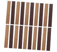 Milisten 40Pcs Miniature Dollhouse Flooring Strips Authentic Wood Grain Design for Dollhouses Mini Boats Versatile Building Supplies for DIY Projects Easy to Install Realistic