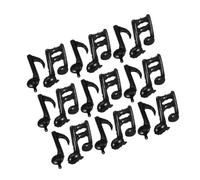 Milisten 40pcs Music Note Foil Balloons Eye Catching Music Theme Decorations for Parties Concerts Band Performances and Celebrations Black Double Single Notes