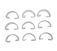 Milisten 40Pcs Quail Cage Hooks Durable Steel Wire Multipurpose Door Hooks Easy Install Breeding Supply for Bird Rabbit Chicken Cages Space Saving Design